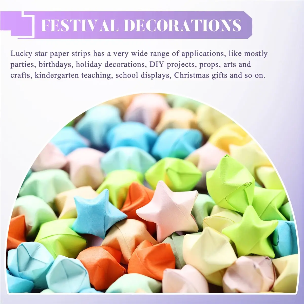 【A03R】 1350 Sheets Star Paper Strips 27 Assortment Color Star Paper Lucky Wish Double Sided Stars Paper for Children and Adults