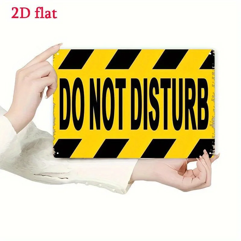 Metal Warning Sign 