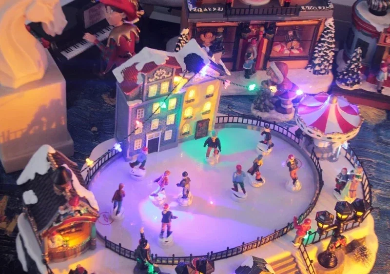 Carousel Ice Rink Glowing Amusement Park Christmas Birthday Gift