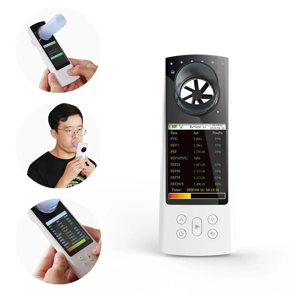 New product SP80B Color Display  USB Portable Digital Spirometer espirometro