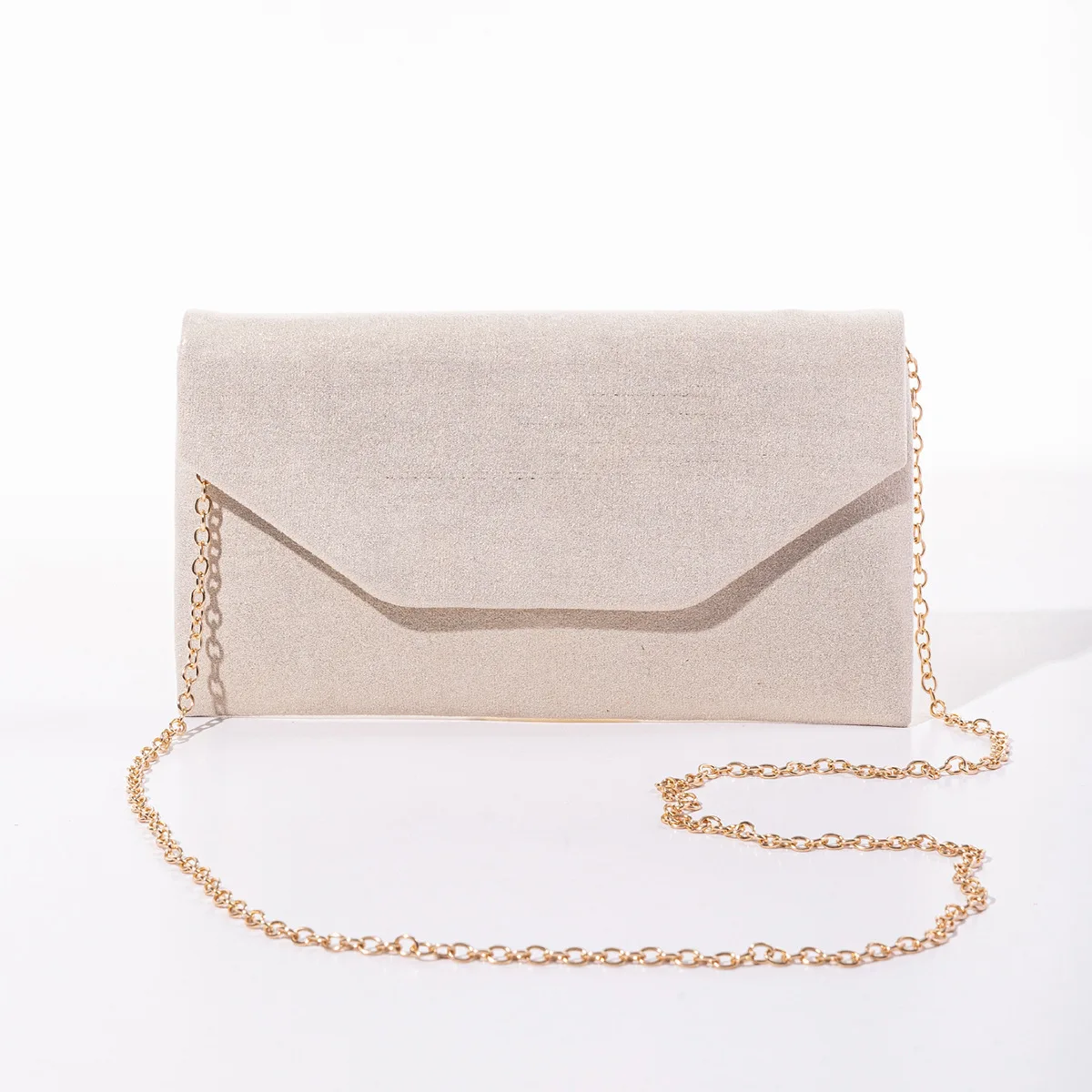 2023 New Women Suede Clutch Handbags Chain Shoulder Bags Envelope Women Evening Bags Mini Wallets Drop Shipping