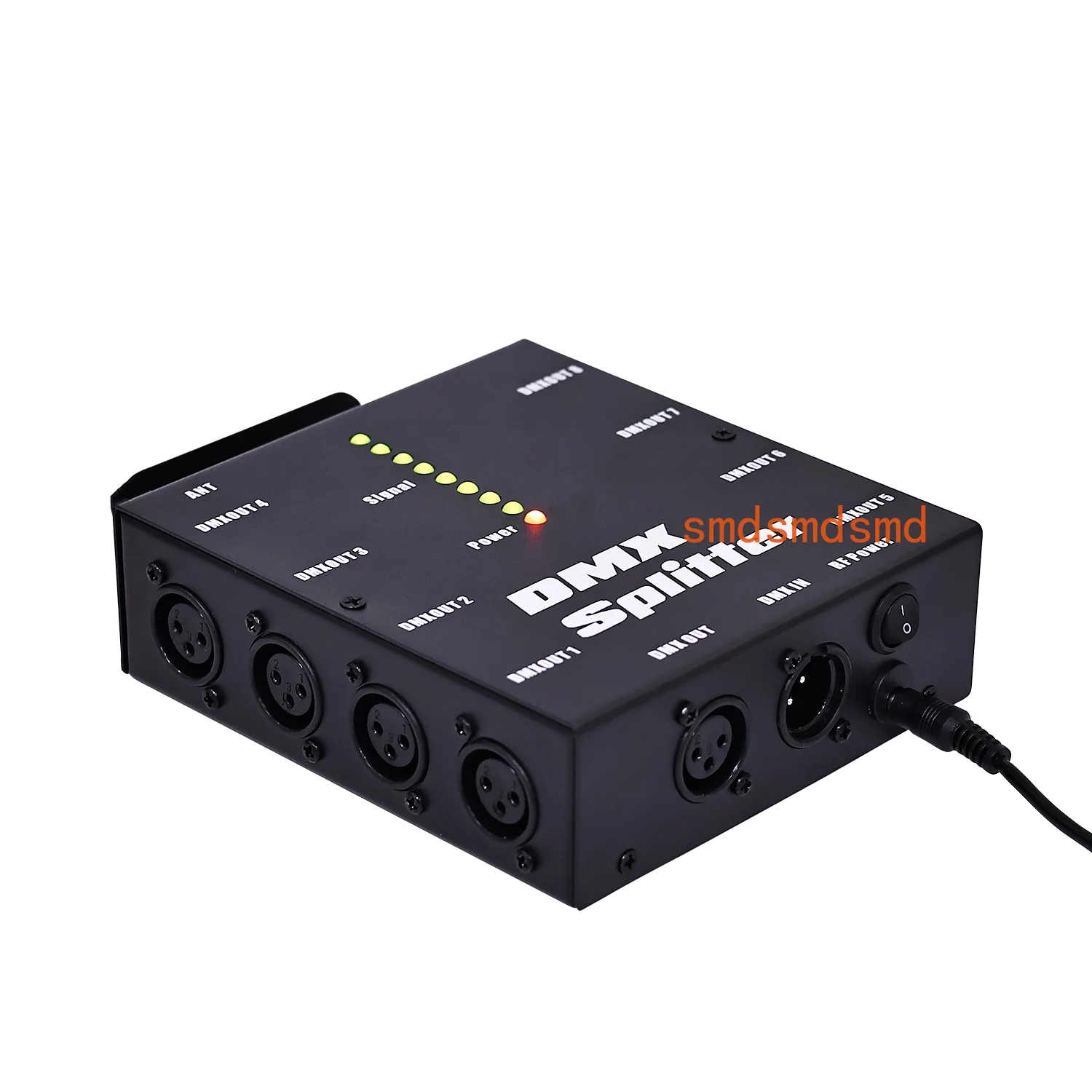 

Wireless DMX512 Signal Amplifier 8-Way Isolated DMX Splitter for Stage Lighting - Control Light Color with Ease