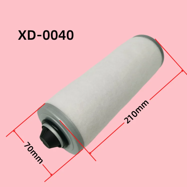 Original XD iron cover vacuum pump filter element oil mist separator XD-100/160/202/302 exhaust filter