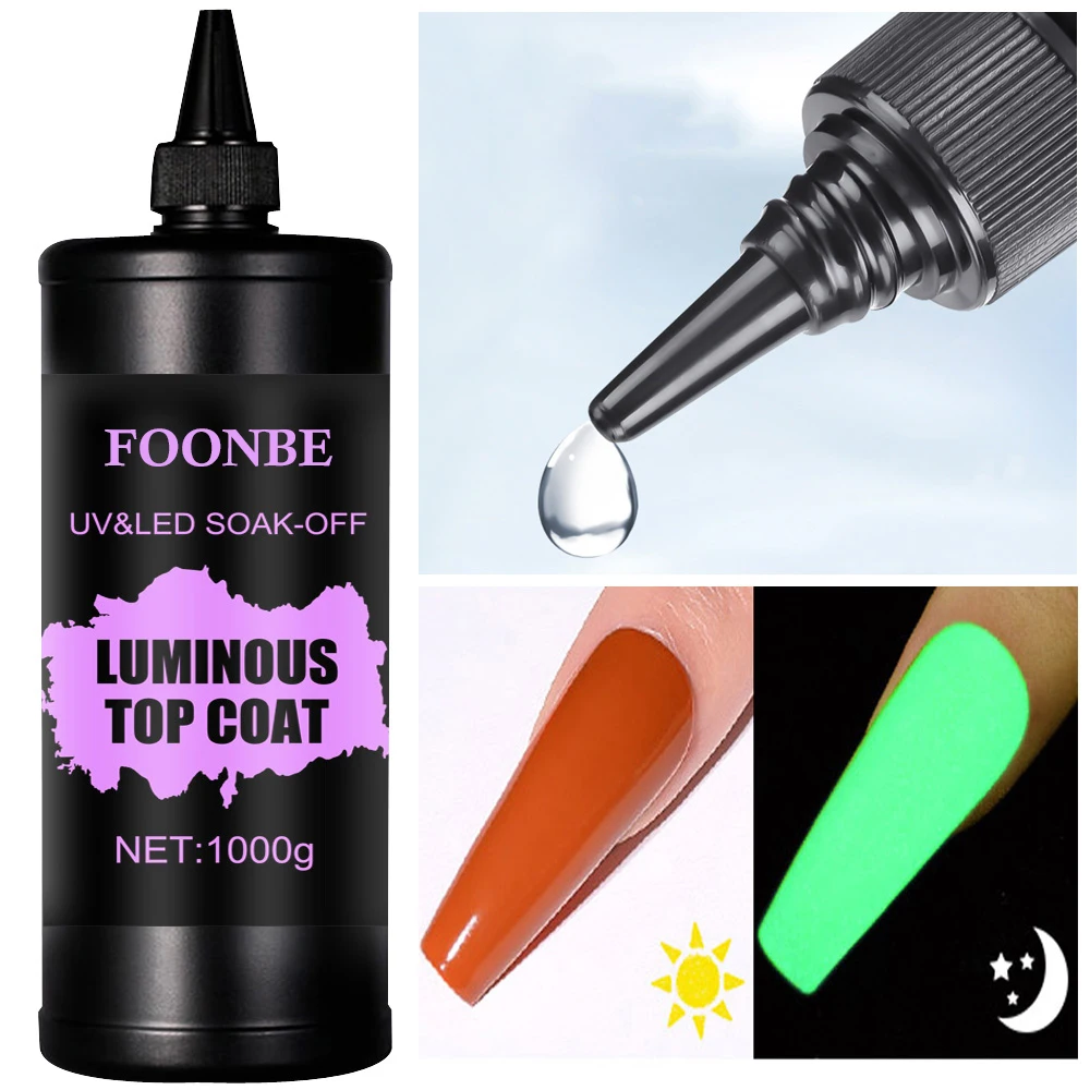 1KG Żelowy Top Coat Matowy Temperowany Bez Kleju, Bez Lepkiej Warstwy, Błyszczący, Soak Off, Bez Czyszczenia, Pakiet Wielokrotnego Użytku, Duża Pojemność