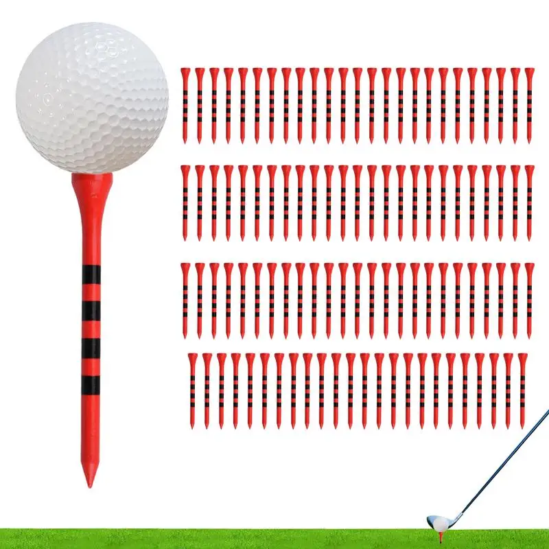 

Mens Golf Tees 100 Pieces Assorted Golf Tees Long Golf Tees Creative Golf Balls Accessories Ball Marker For Golf Training Golf