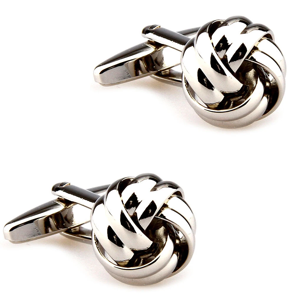 Imagen 5: Gemelos esmaltados con nudos de Metal, 31 diseños más populares, envío gratis