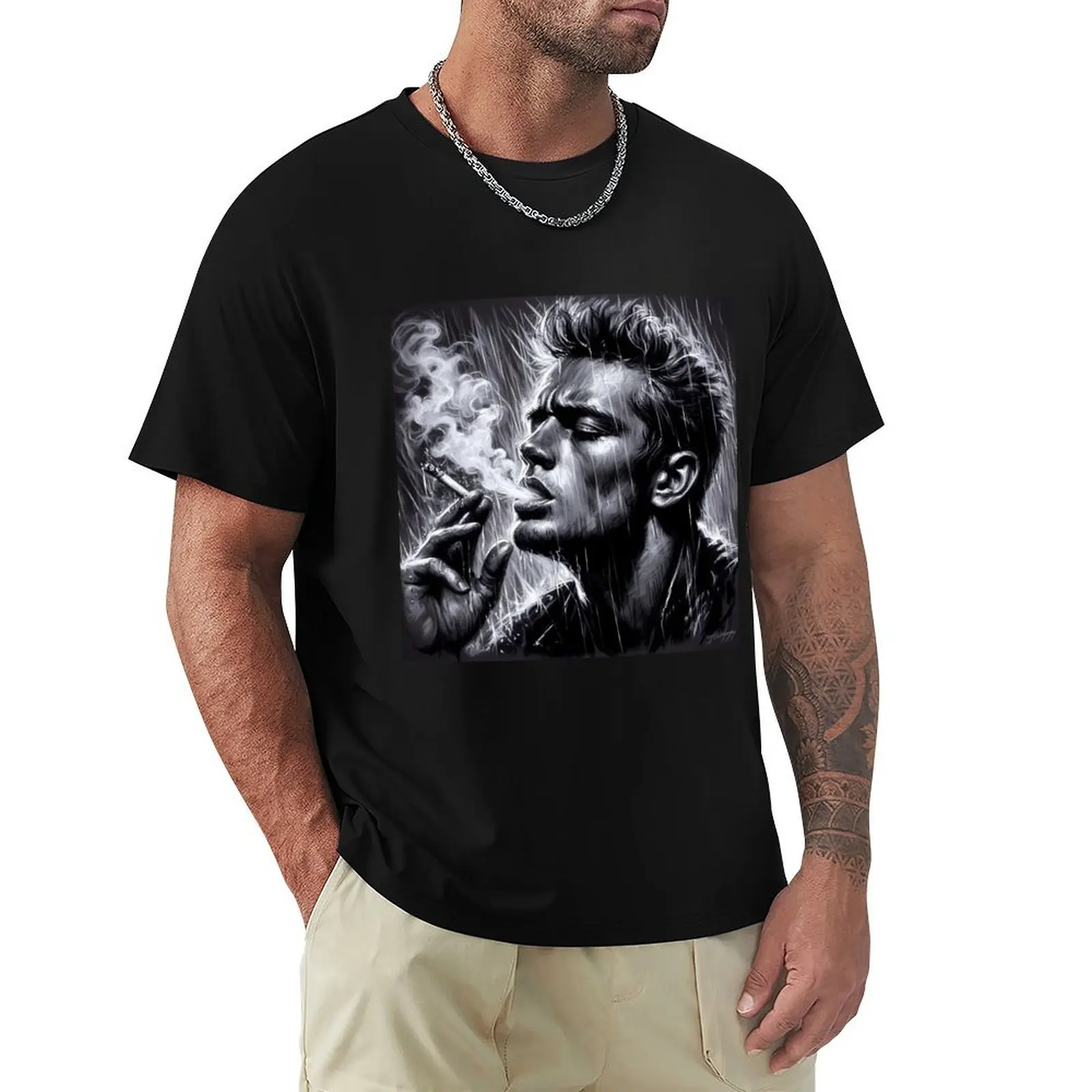 James Dean Vintage T-Shirt plus size clothes oversizeds customizeds mens graphic t-shirts image 3