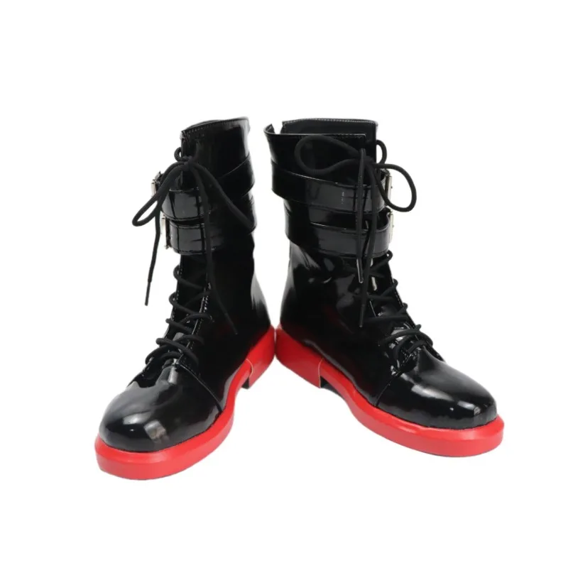 Game Devil Butler Lato Bacca Cosplay Shoes Lato Boots Halloween Carnival Roleplay For Men Women