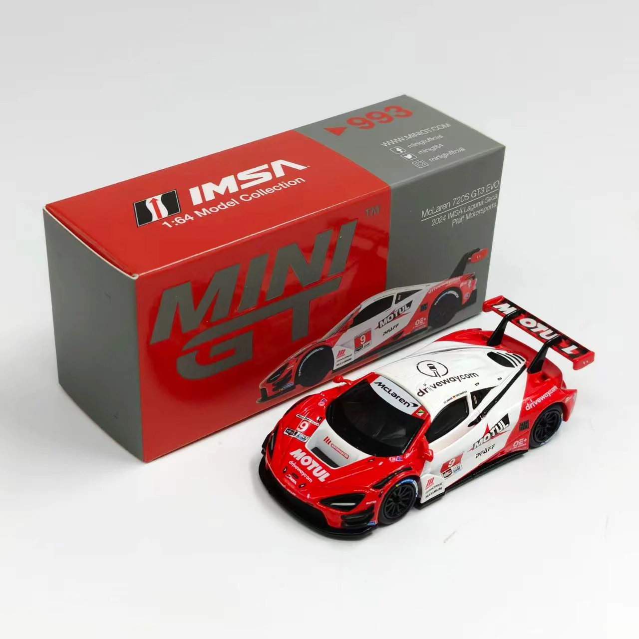 Diecast MINIGT 1:64 Scale McLaren 720S GT3 Alloy Car Model