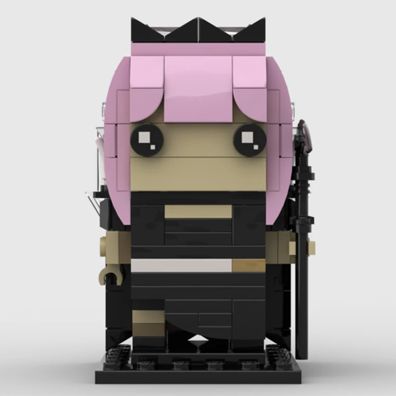 

155pcs MOC Mori Calliope Brickheadz Building Blocks Christmas Gift Creative Family Bonding Ideal for DIY Enthusiasts