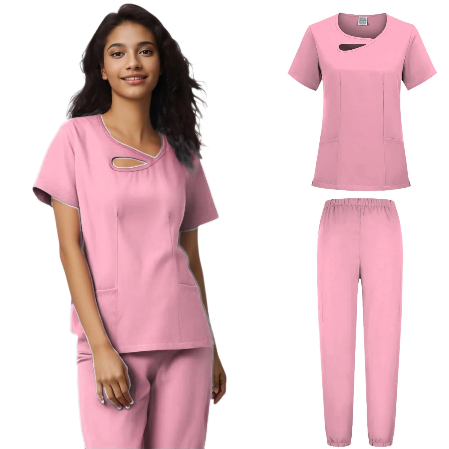 Mehrfarbige Unisex-Apotheke Krankens ch wester Uniform Krankenhaus arzt Arbeits kleidung Zahn chirurgie Peelings Frauen Peelings medizinische Uniformen