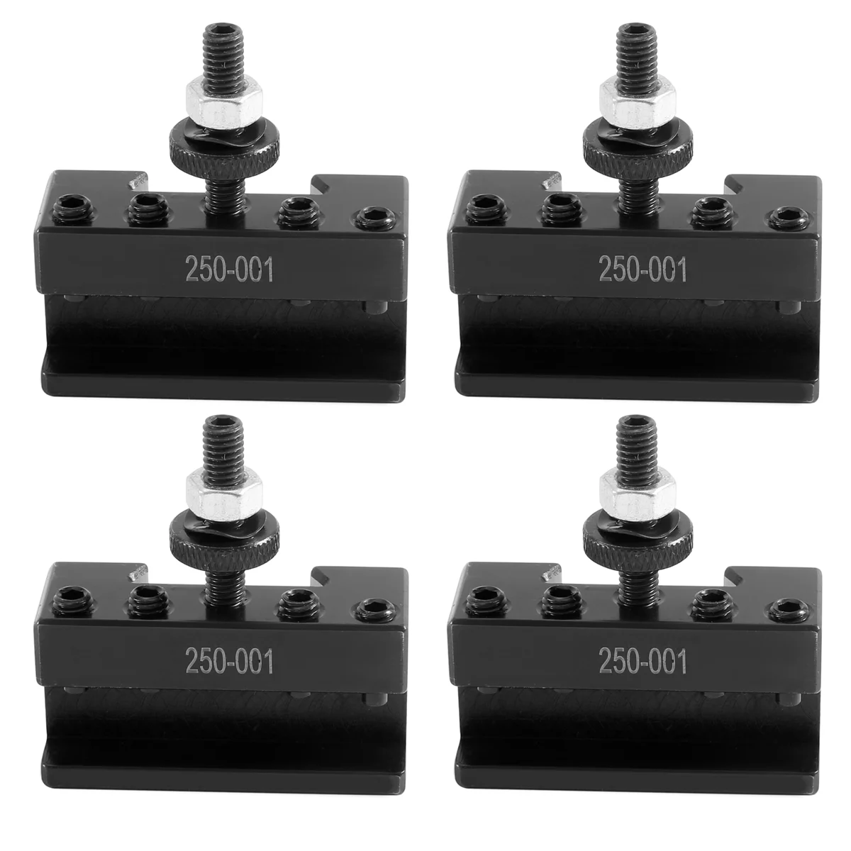 

New 4PC SETS 250-001 0XA Quick Change Tool, Turning Tool Holder Steel Material HOLDER