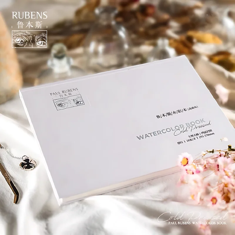 Imagem -01 - Paul Rubens Aquarela Drawing Book Altamente Absorvente Prensado a Frio Paper Sketch Book 100 Algodão 300gsm 20 Folhas paul rubens aquarela drawing book altamente absorvente prensado a frio paper sketch book 100 algodao 300gsm 20 folhas 01