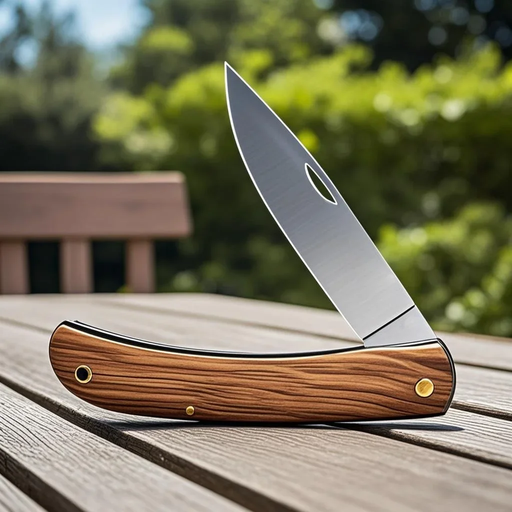 Cuchillo de Cocina para Hombre Plegable en Acero Inoxidable