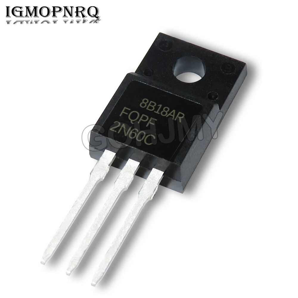 10 sztuk FQPF2N60C TO-220f 2N60C 2N60 TO220 FQPF2N60 TO-220 nowy tranzystor MOS FET
