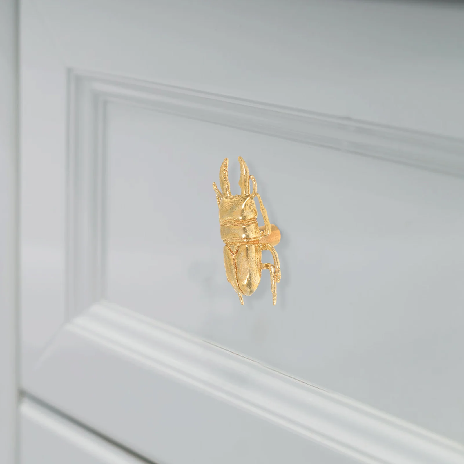 

Brass Beetle Drawer Pulls Unique Cabinet Knobs for Cupboard Closet Dresser Furniture Decorative Hardware Upgrade