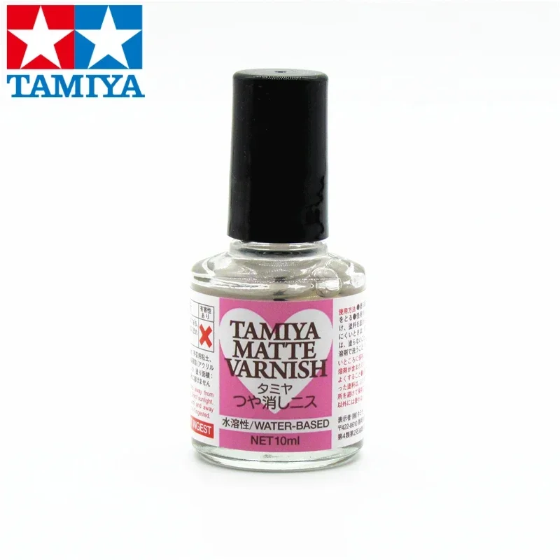 

Tamiya 76617 10ml Matte Varnish Water-based Clear Protective Paint Pigment for Model Hobby Hand Painting Tools DIY