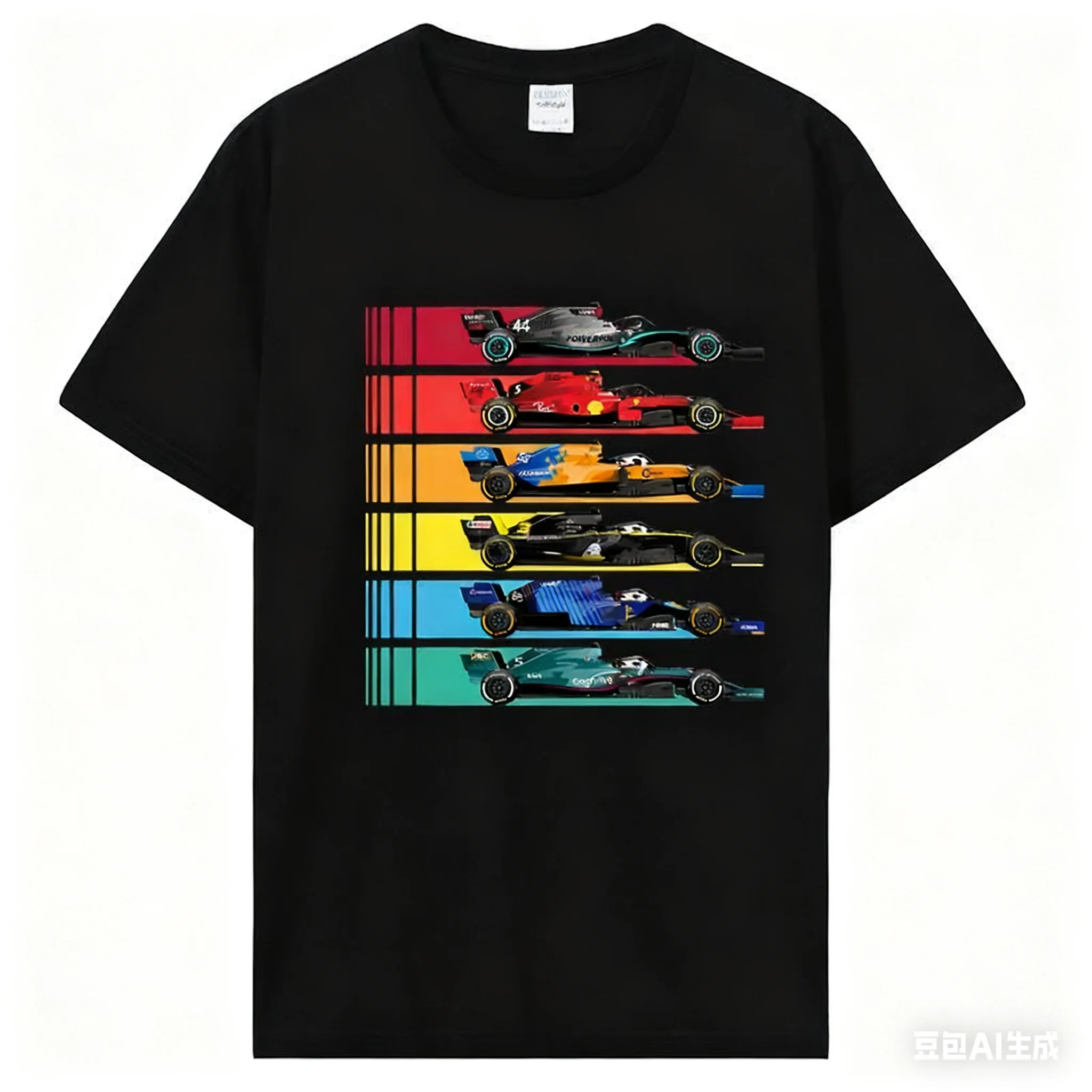 F1 فريق سباق المشجعين تي شيرت الفورمولا واحد المتسابق لاندو نوريس تيز الرجال النساء تي شيرت تقليدي القطن التي شيرت تيز القمم #4