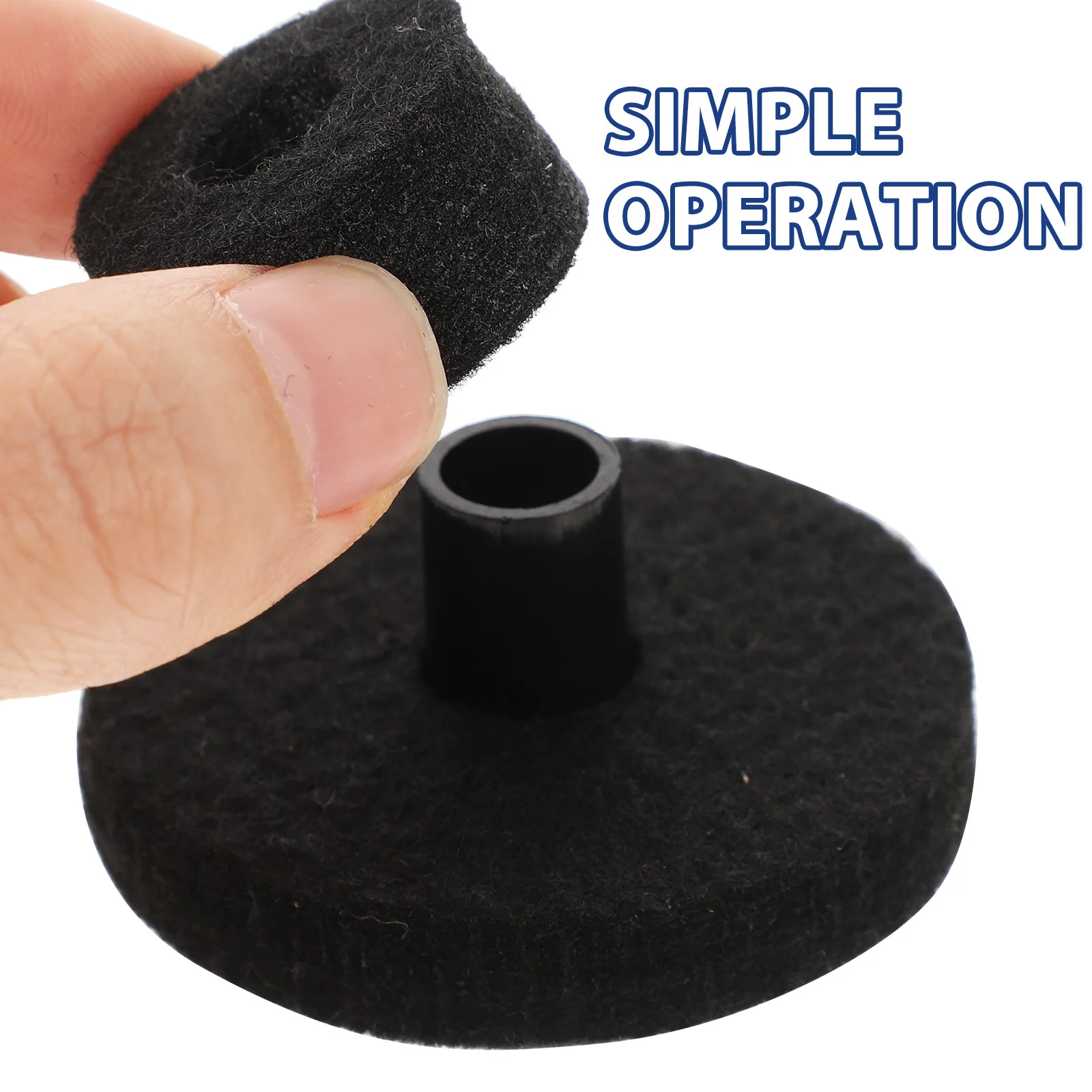 

1Set Professional Drum Cymbal Felt Pads Replacement Accessories Durable Drum Kit Gadgets Non-Slip Practical Felt Pad for Cymbal