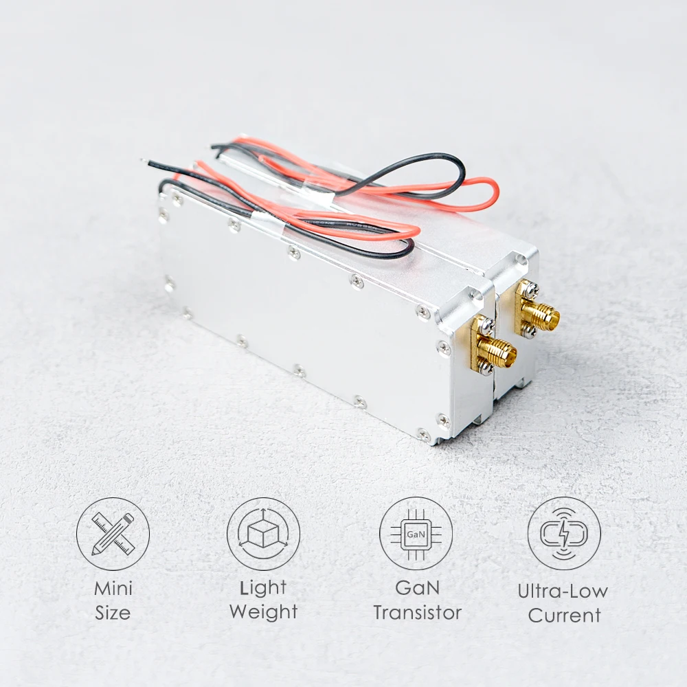 Módulo amplificador de potência RF 10W 720MHz-2.4GHz GaN