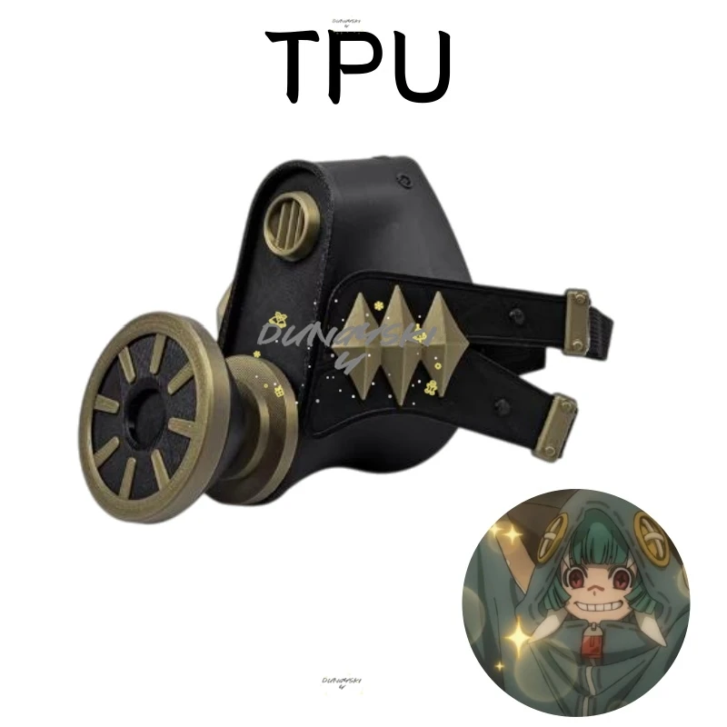 GACHIAKUTA Guita Cosplay Wig Mask Prop Heat Resistant Synthetic Hair Halloween Costume Party Role Play Wigs + Free Wig Cap view 6
