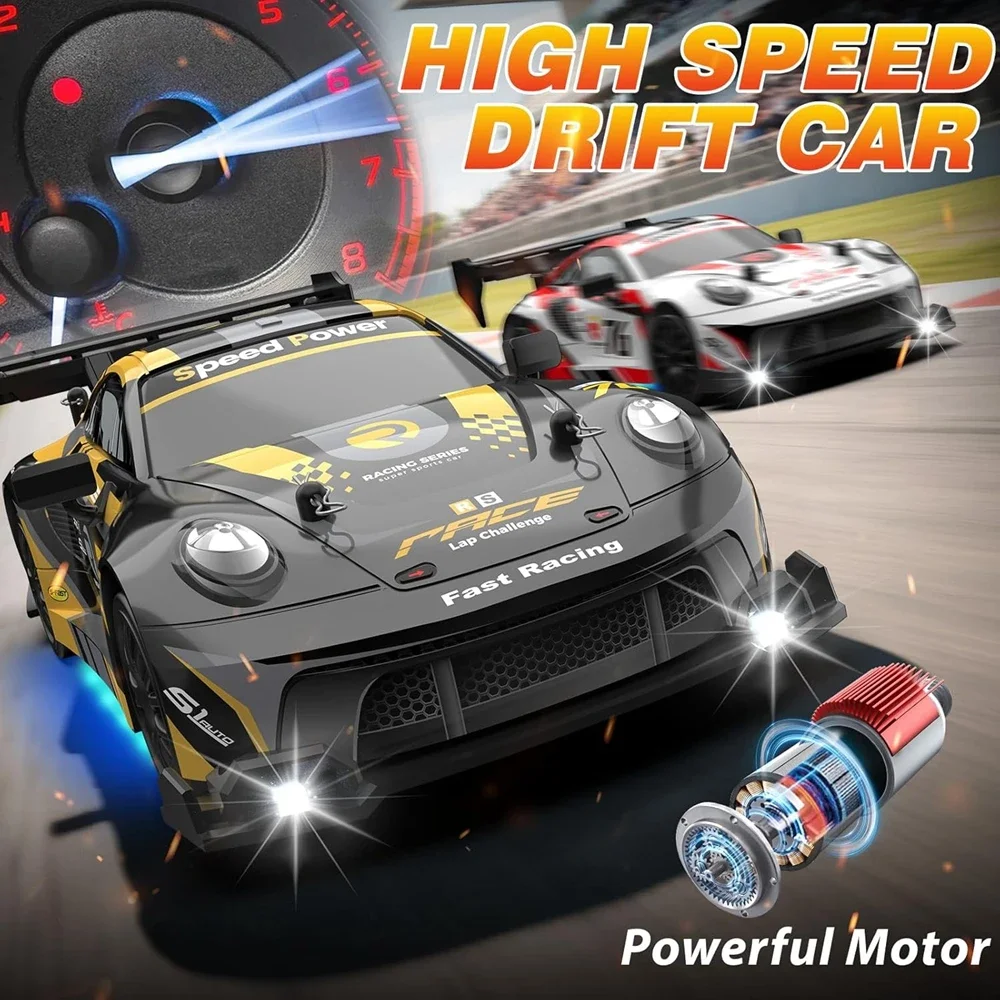 RC Drift Car Remote Control GTRPRO AE86PRO Model 4x4 Racing RTR Radio Truck Vehicle Toy Gift for Boy Girl Children Kid Adult view 5