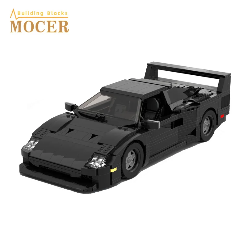 

MOCER Creative Expret Tehcnical Car MOC 10248 Ferraried F40 Speed Champion City Super Sports Car Building Blocks Kid Toys Gift
