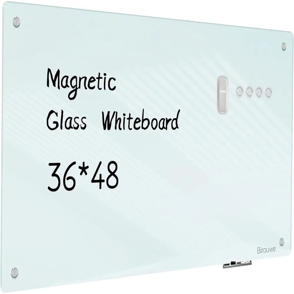 

48x36 Magnetic Whiteboard for Dry Erase, Ideal for Office, School, and Home Use