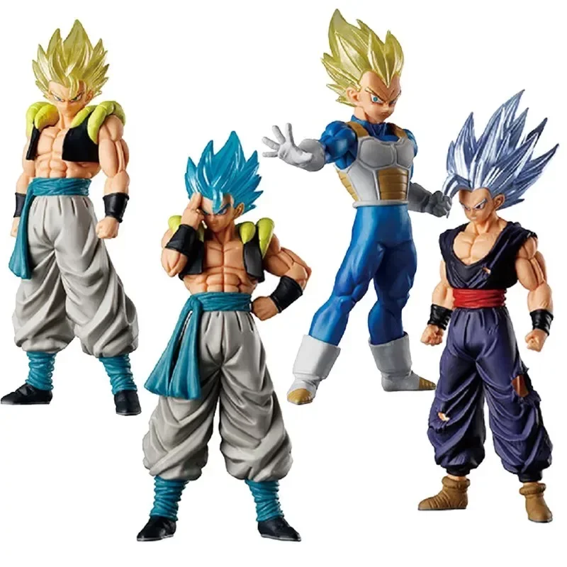Original HG 02 Series Gacha Toys Vegeta Beast Son Gohan Ultimate Gohan Gogeta Anime Figure Model Ornaments Toys