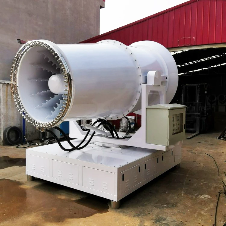 Mobile Fog Cannon 100m Diesel Engine Dust Boom Sprayer Water Mist Cannon for Dust Control With CE