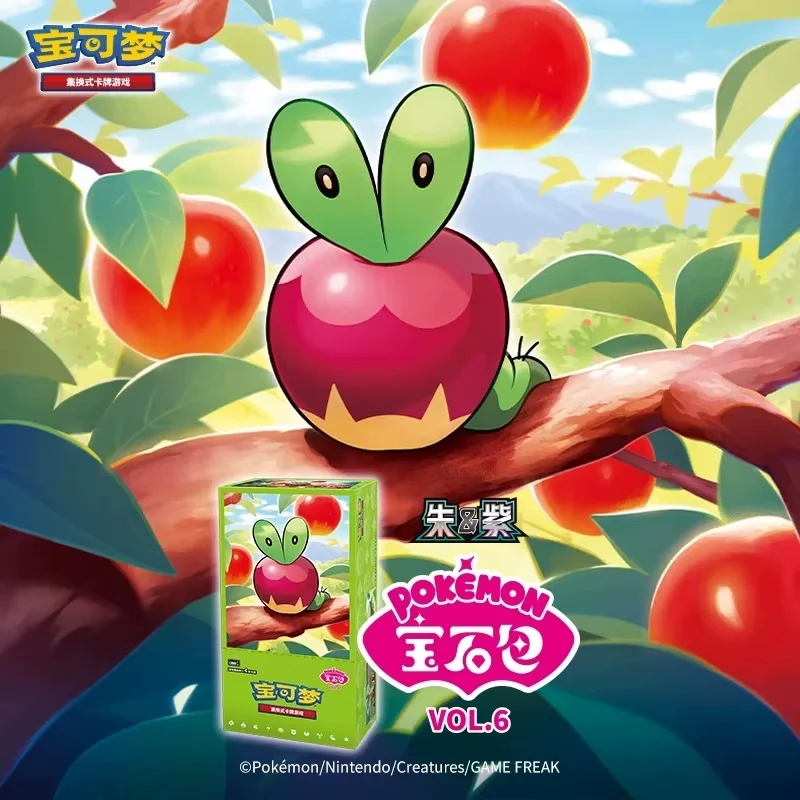 em-estoque-novo-pacote-de-gemas-do-jogo-de-cartas-colecionaveis-pokemon-ptcg-volume-6-cartas-exclusivas-de-applin-em-chines-simplificado-para-colecionadores-adultos