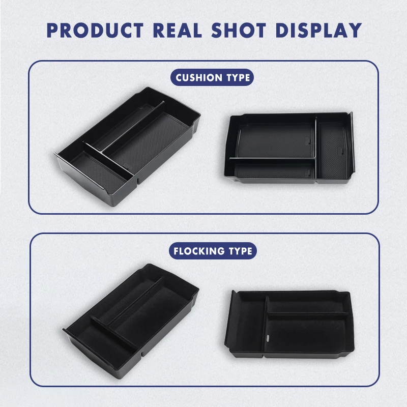 Car Center Console Storage Box For Honda CR-V 2023 ABS Material Organizer Tray with Anti-Rattle Design Auto Interior Accessories