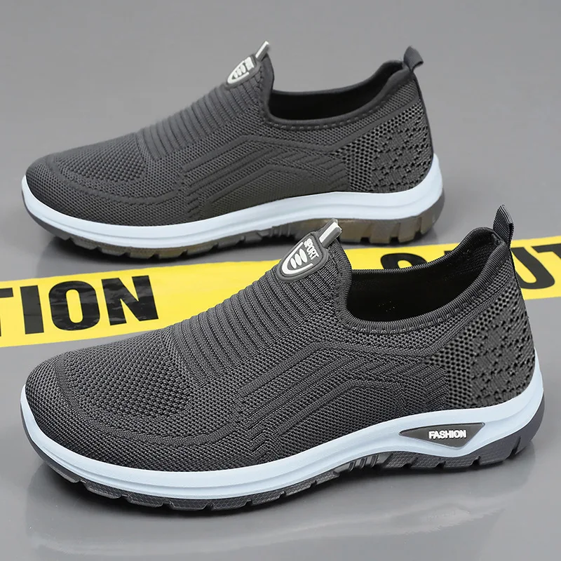 Fashion Breathable Mesh Daily Comfortable Soft Bottom Sneakers Men's Outdoor Casual Sports Shoes Lightweight Walking Shoes