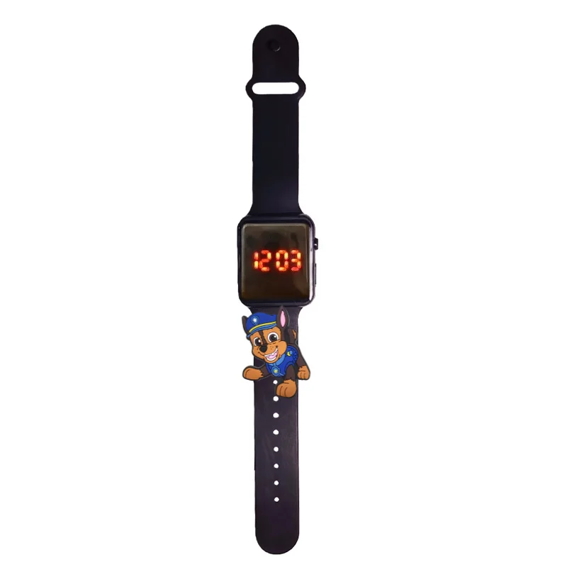 Cartoon Paw Patrol Children Watch Fashion Watches Electronic Digital LED Display Watches Waterproof Holiday Gift Kids Watches