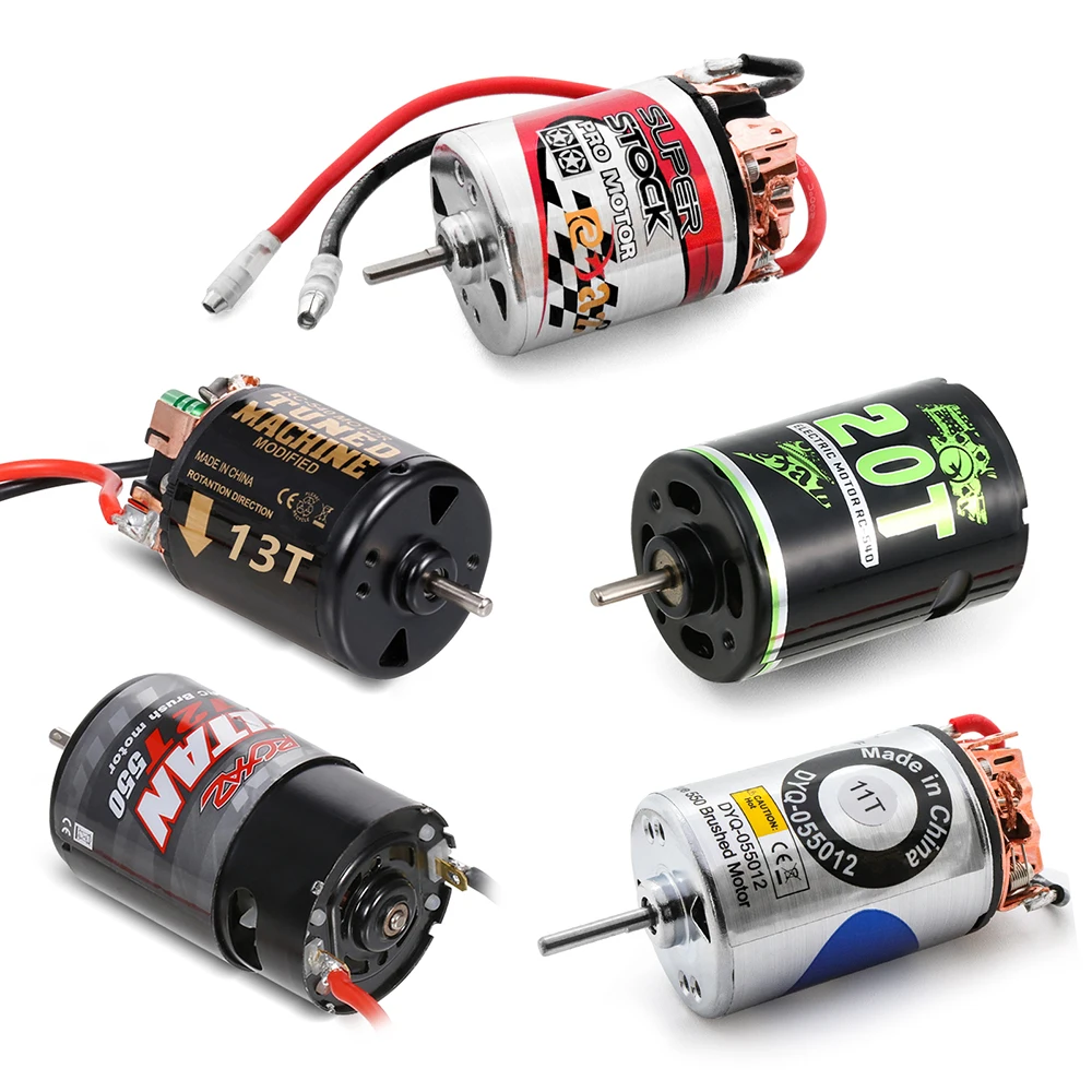 9IMOD 540 550 Brushed Motor for 1/10 RC Car Axial SCX10 AXI03007 JL90046 TRX4 TRX6 Redcat Gen8 Tamiya HSP HPI Wltoys Kyosho