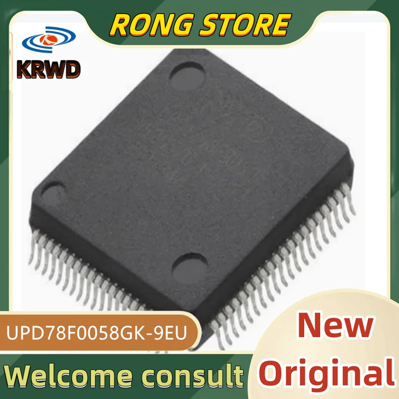 

1PCS New and original UPD78F0058GK-9EU UPD78F0058GK-9 UPD78F0058GK UPD78F0058 TQFP80