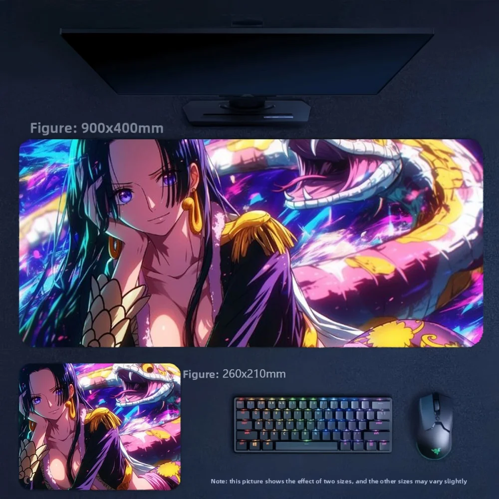 New Soft and Comfortable Leather Mouse Pad for Couples High Definition Cartoon Anime ONE PIECE Luffy Nami Zoro Leather Mouse Pad