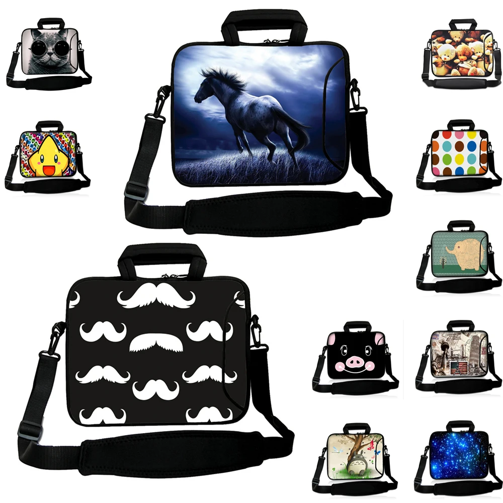 Tablet Messenger Bag For Huawei Mediapad/TCL/ASUS/Teclast/DOOGEE/Blackview Tab 10 10.1 Soft Neoprene Shockproof Cover Case Pouch