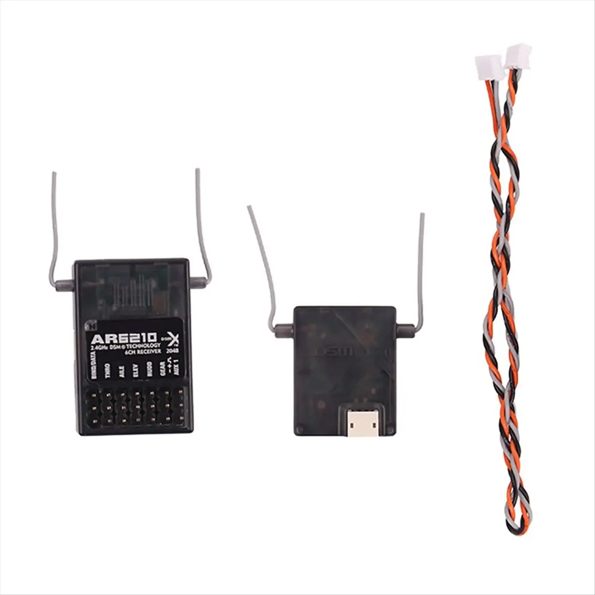 A10I AR6210 DSMX 2.4G 6 Channel Receiver Receptor W Satellite for DSM2 DX6i DX7 DX8 AR9020 JR DSX7 DSX9 Airplane