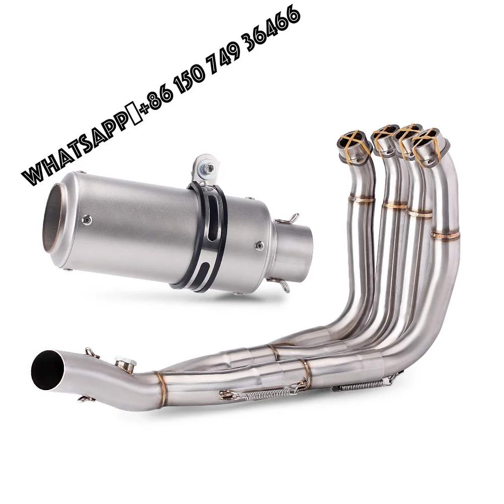 YZF-R6 R6 2006-2018 Motorcycle Modified Exhaust Muffler Front Header System Escape Moto Full Link Pipe for YZF R6 06-18