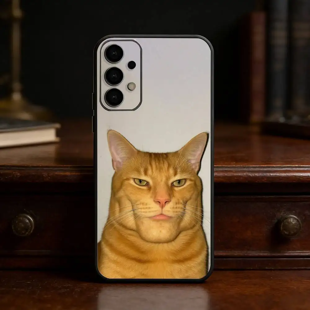 Sigma S-skibidi funny cat phone Case For Samsung S25,24,21,22,23,30,Ultra,20,Plus,Fe,Lite,Note Soft Black Cover