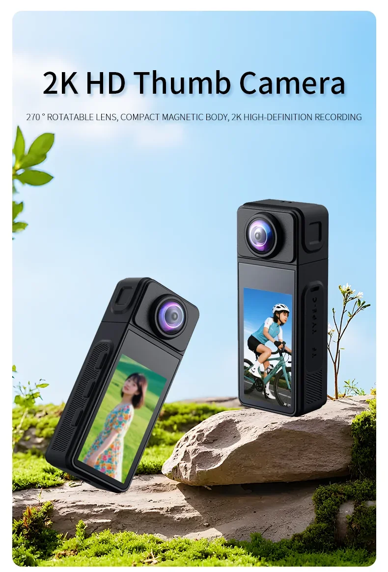 camara-de-pulgar-2k-con-270-°-lente-giratoria-y-soporte-magnetico-camara-de-accion-mini-con-conexion-wi-fi-ideal-para-grabar-videos-sin-usar-las-manos-y-para-practicar-deportes