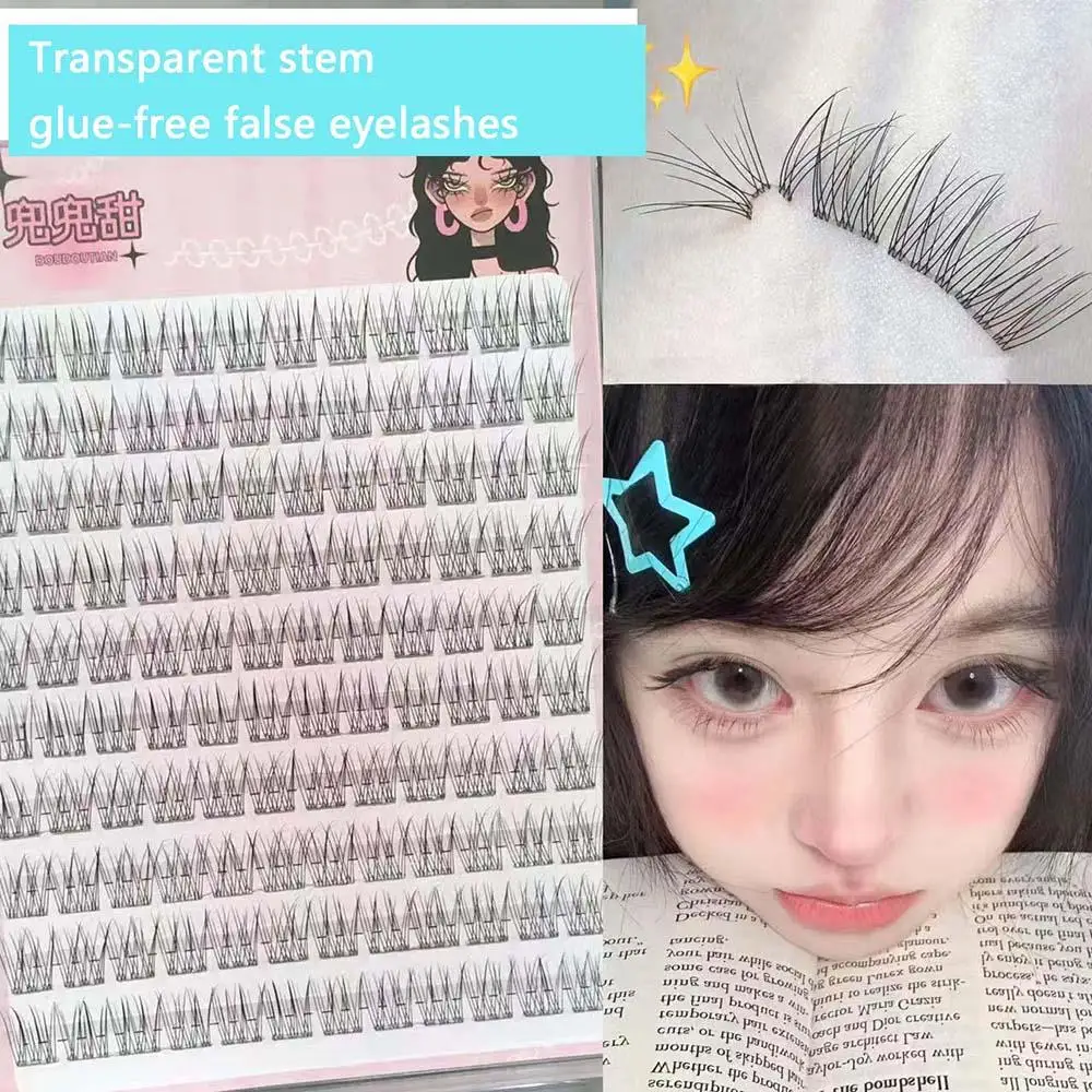 

Segmented Lash Extension Self-adhesive False Eyelashes Nature Long Lashes Clusters Glue-Free Eyelash Sweet Grafting Lashes