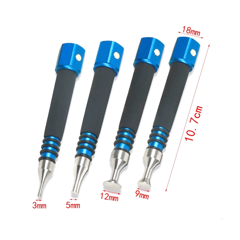 PDR Dent Repair Tapper Pen Set Aluminum & Titanium Alloy Paintless Dent Repair Tools 3 PDR Dent Repair Tapper Pen Set Aluminum & Titanium Alloy Paintless Dent Repair Tools 3