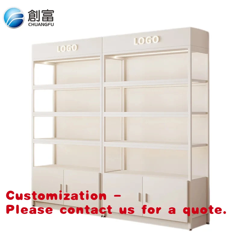

Customize.Custom Floor Showcases Cosmetics Shelf Display Cabinet Stand Rack Makeup Store and Retail Shop