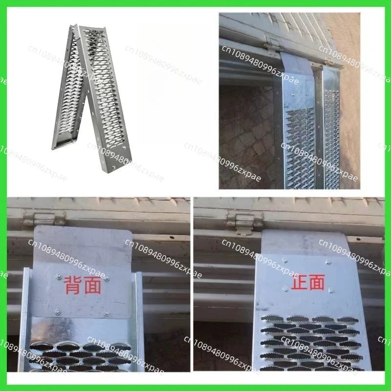 Motorcycle ramp Thickened folding ramp board Freight ladder Step slope Non-slip barrier-free ramp board