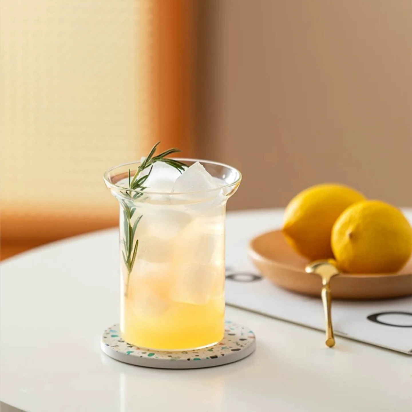 High Borosilicate Glass Coffee Shop Cocktail Cups Heat Resistant Special Coffee Americano Latte Cups Reversed Mouth Bar Glasses - view 2