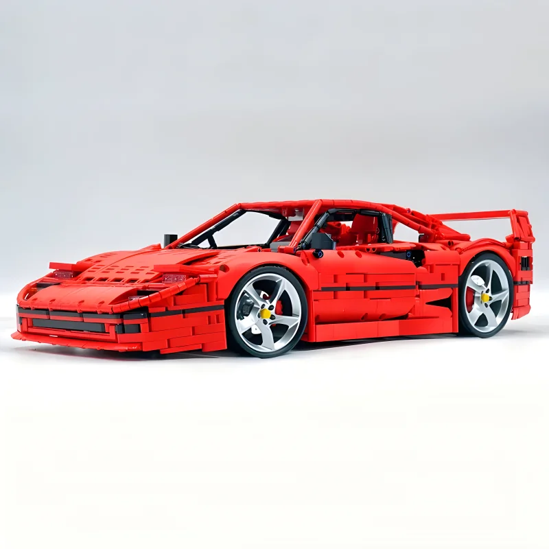 MOC-X-001 Technique Super dehors Voiture Hypercar Compatible 42143 Modèle De Voiture décennie s De Construction Brique Puzzle Jouet Cadeau De Noël Pour Les Enfants