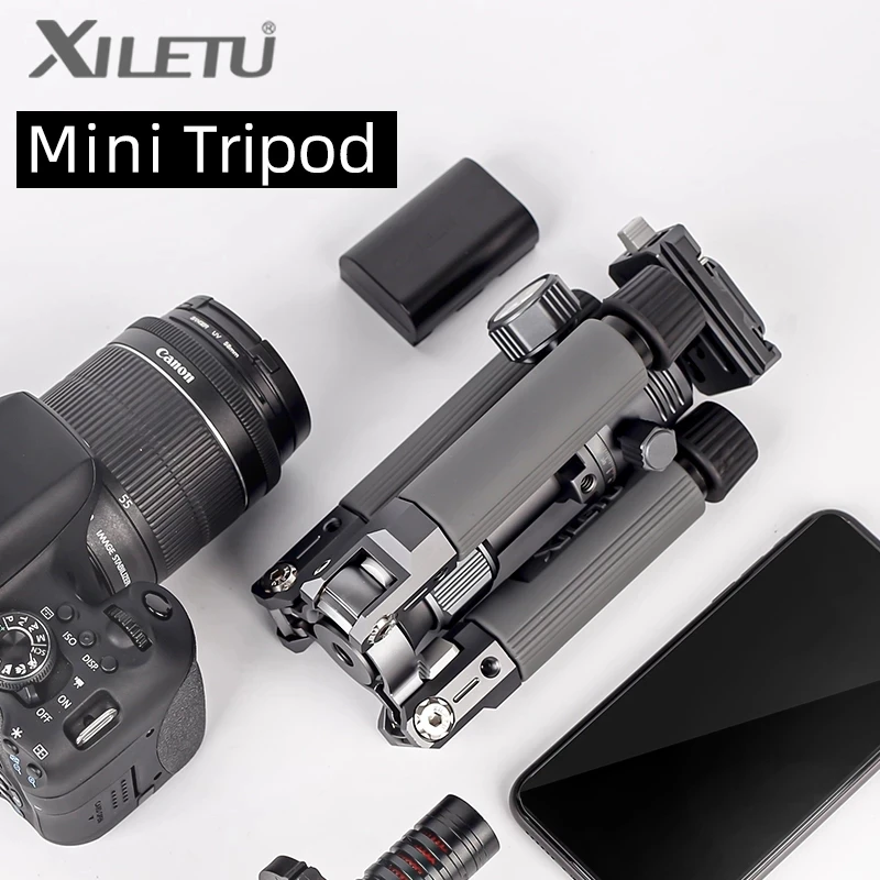 XILETU M5G M5GS Professional Tripod G28 Panorama Head Portable Mini Stand for Canon Nikon Sony Fuji Olympus Digital SLR Camera