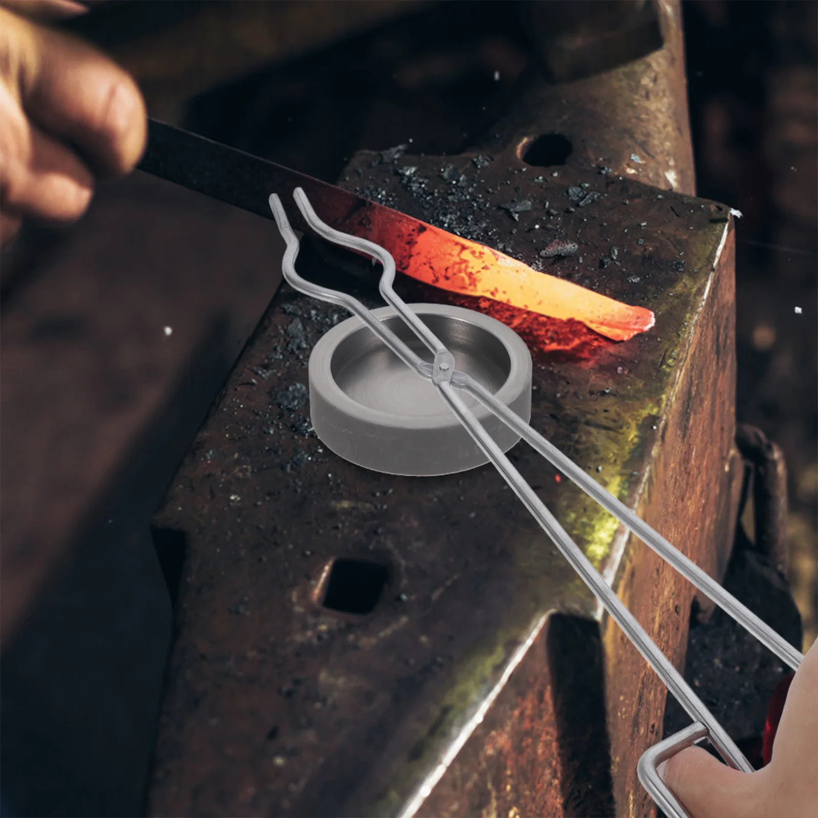 

Stainless Steel Crucible Pliers Durable Grip Beakers Lab Containers Secure Clamp Precision Experiments Crucible Tongs